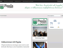 Tablet Screenshot of pajala.se